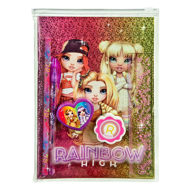 Afbeelding laden in galerijviewer, Rainbow High Schrijfset, 7dlg.