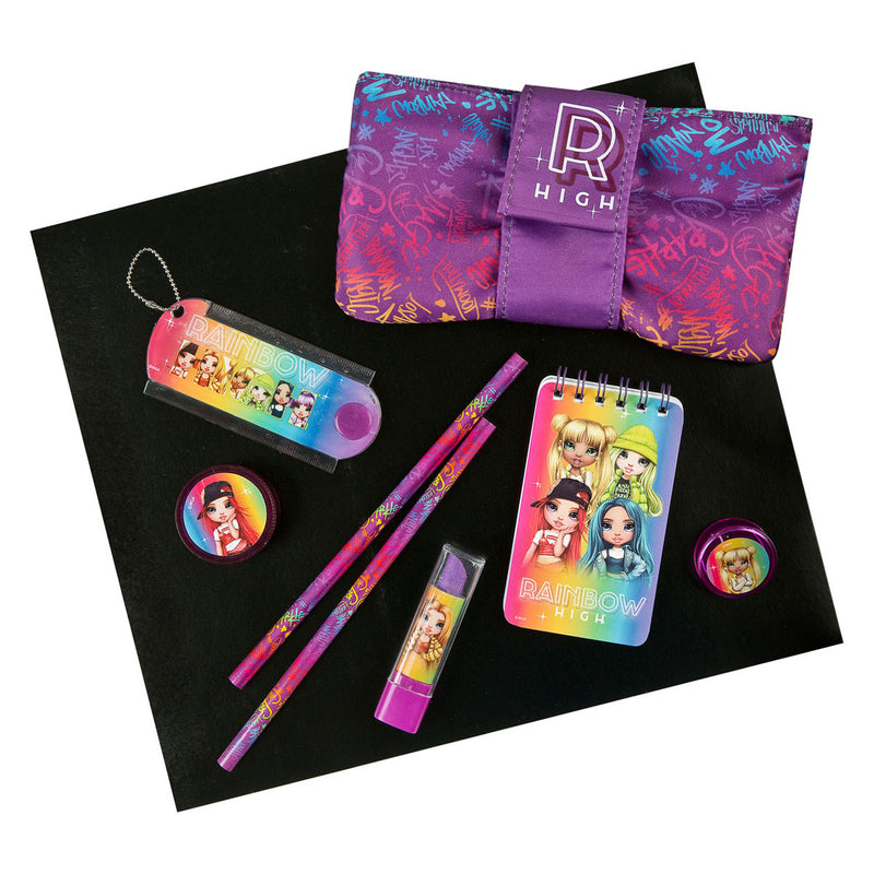 Afbeelding laden in galerijviewer, Undercover schrijfwarenset rainbow high, 8dlg.