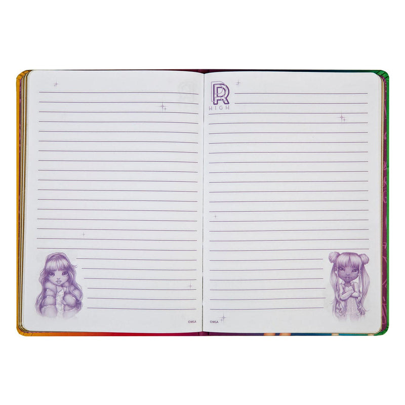 Afbeelding laden in galerijviewer, Rainbow High Notitieboek met Magnetische Sluiting