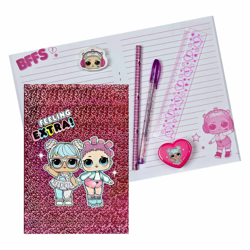 Afbeelding laden in galerijviewer, L.O.L Surprise Notitieboek Set, 7dlg.