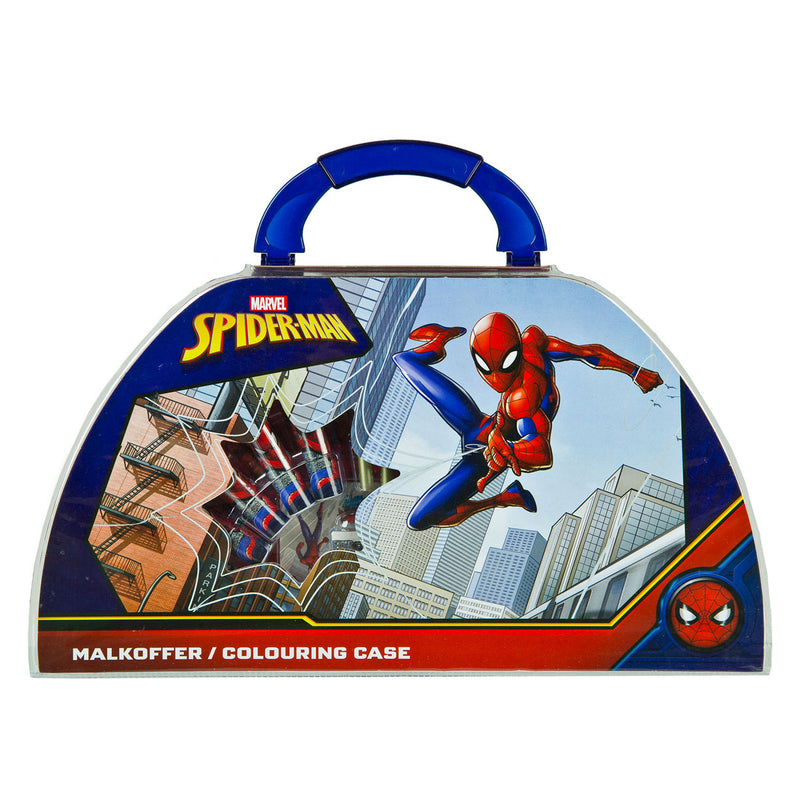 Afbeelding laden in galerijviewer, Undercover spiderman kleurkoffer, 51dlg.