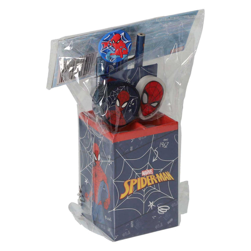 Afbeelding laden in galerijviewer, Undercover spiderman bureauset, 7dlg.