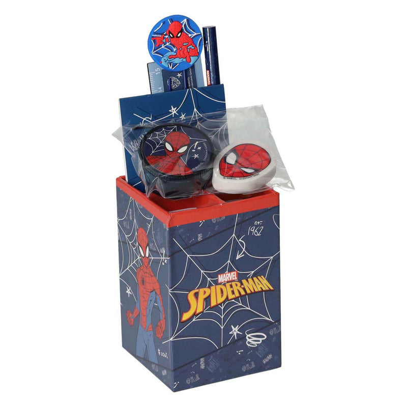 Afbeelding laden in galerijviewer, Undercover spiderman bureauset, 7dlg.