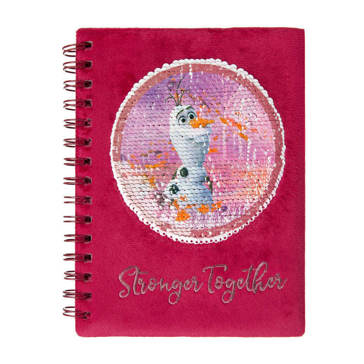 Afbeelding laden in galerijviewer, Undercover notitieboek a5 disney frozen met pailletten