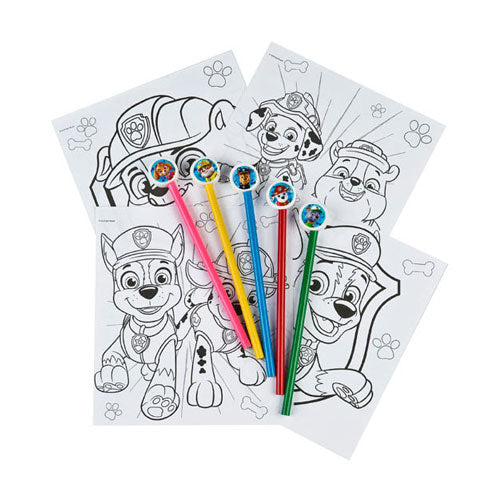 Afbeelding laden in galerijviewer, Undercover - paw patrol coloring pad with coloured pencils