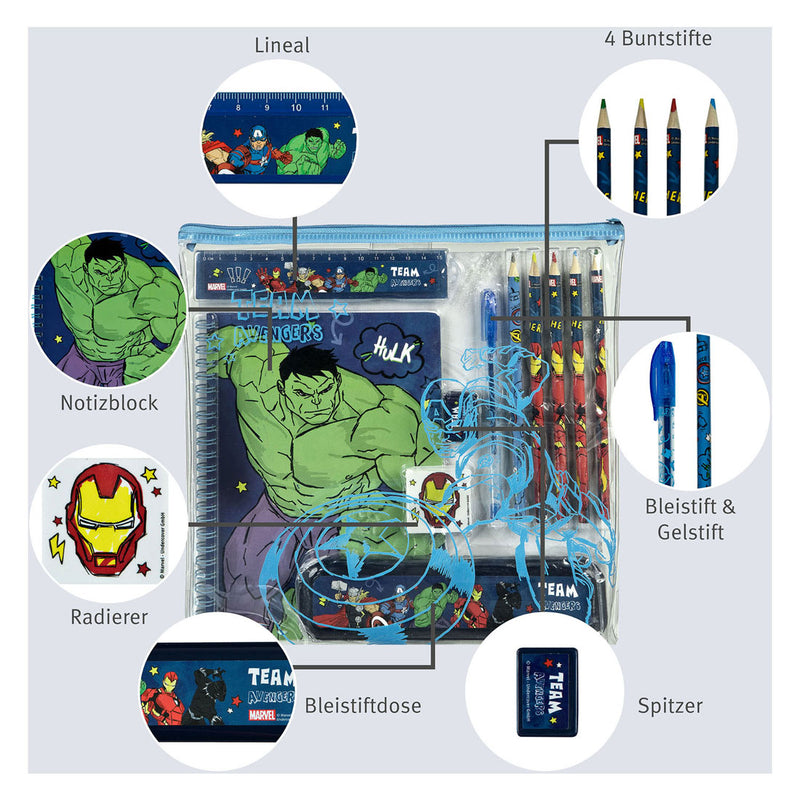 Afbeelding laden in galerijviewer, Undercover notitie en schrijfset avengers