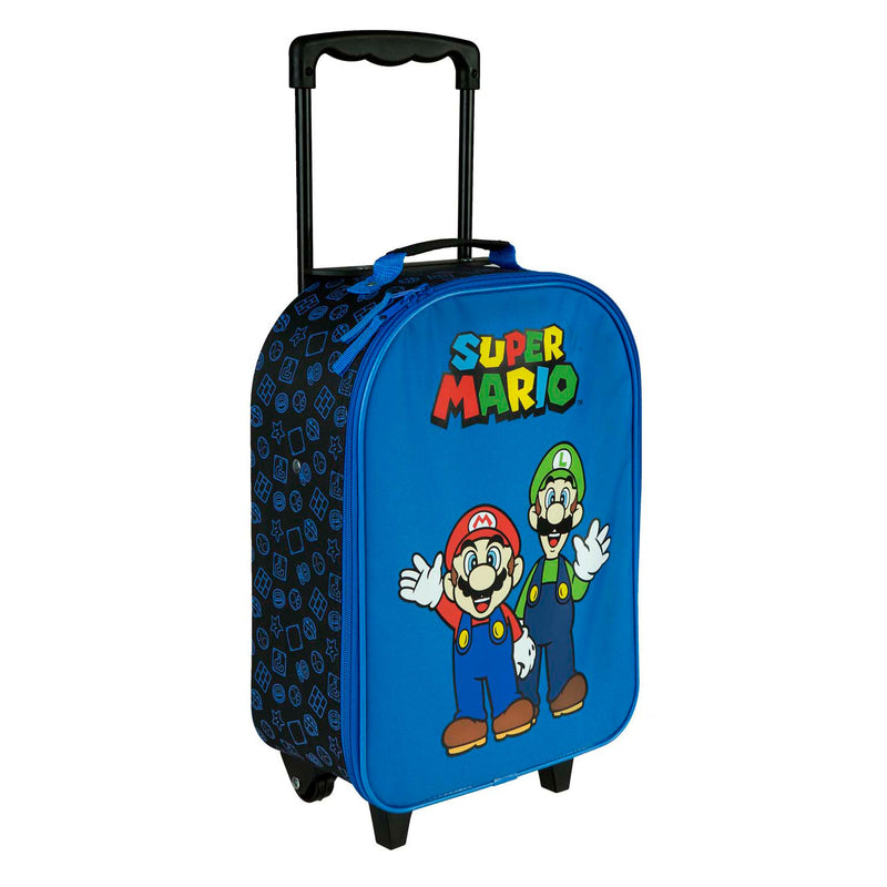 Afbeelding laden in galerijviewer, Undercover kindertrolley super mario blauw
