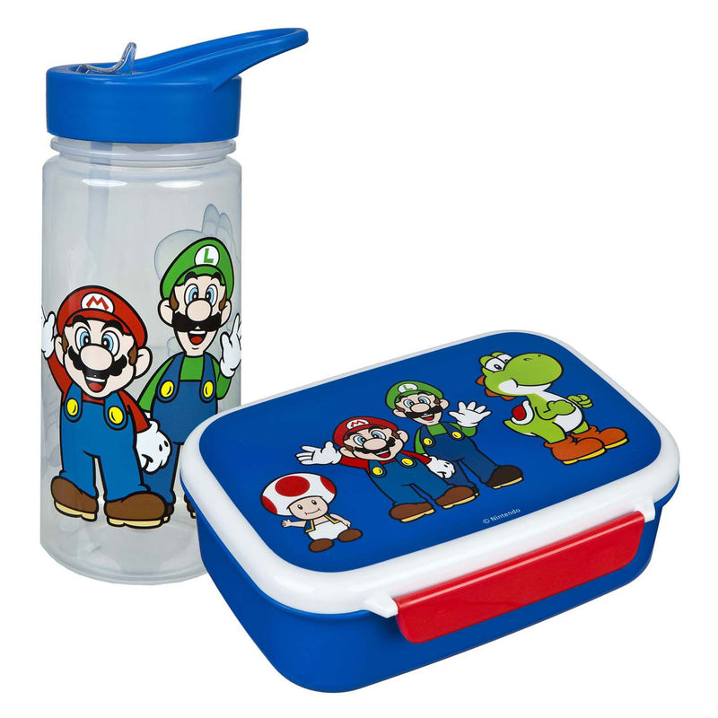 Afbeelding laden in galerijviewer, Undercover broodtrommel en drinkfles super mario