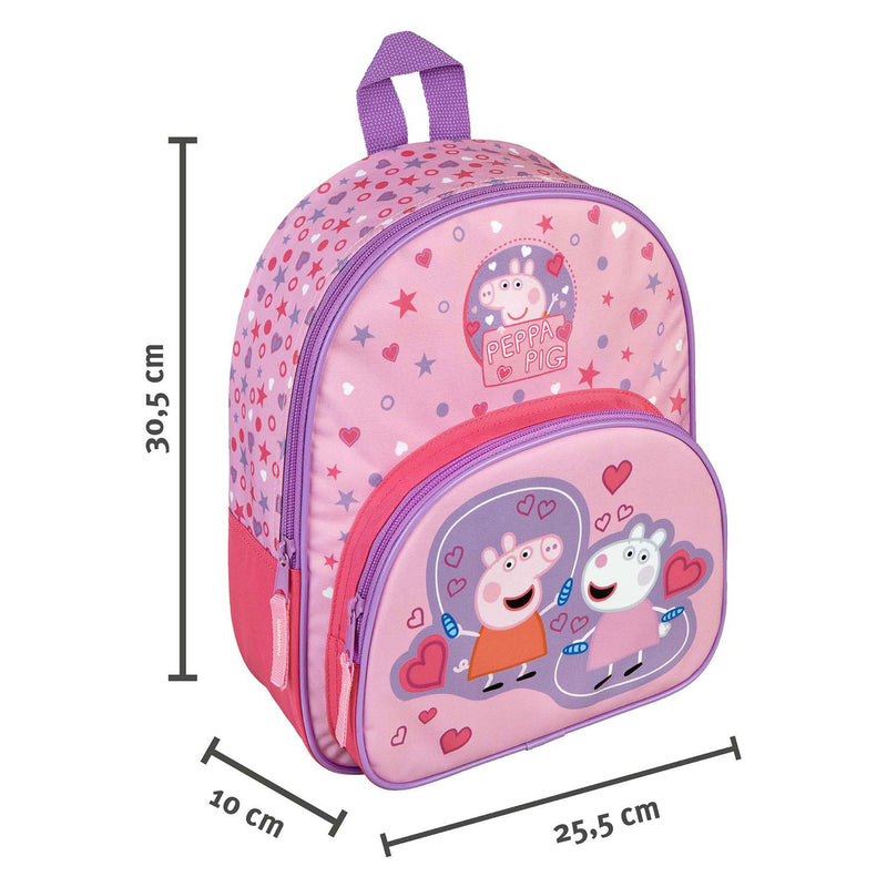 Afbeelding laden in galerijviewer, Undercover rugzak met voorvak peppa pig