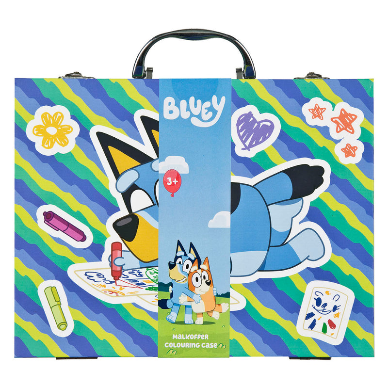 Afbeelding laden in galerijviewer, Undercover kleurkoffer bluey - 38dlg.
