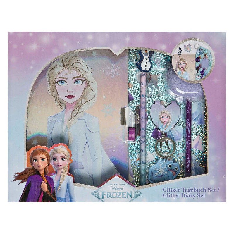 Afbeelding laden in galerijviewer, Undercover glitter dagboek set frozen - 6dlg.