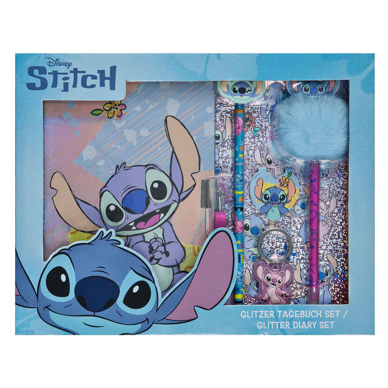 Afbeelding laden in galerijviewer, Undercover glitter dagboek set stitch - 6dlg.