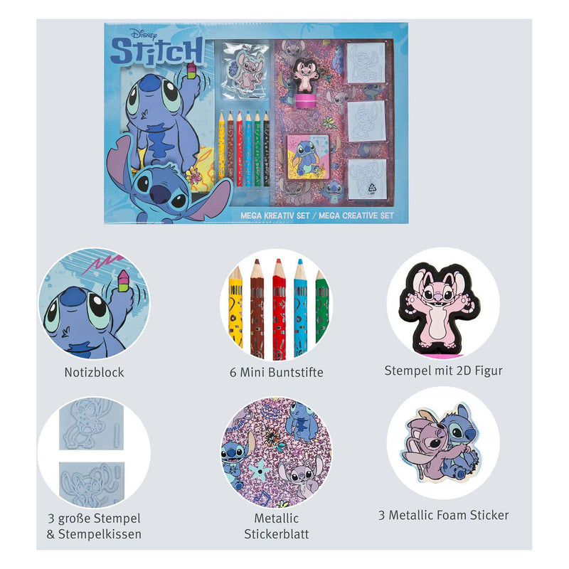 Afbeelding laden in galerijviewer, Undercover mega kleur- en stempelset stitch - 15dlg.
