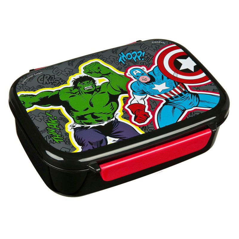 Afbeelding laden in galerijviewer, Undercover broodtrommel en drinkbeker set marvel avengers