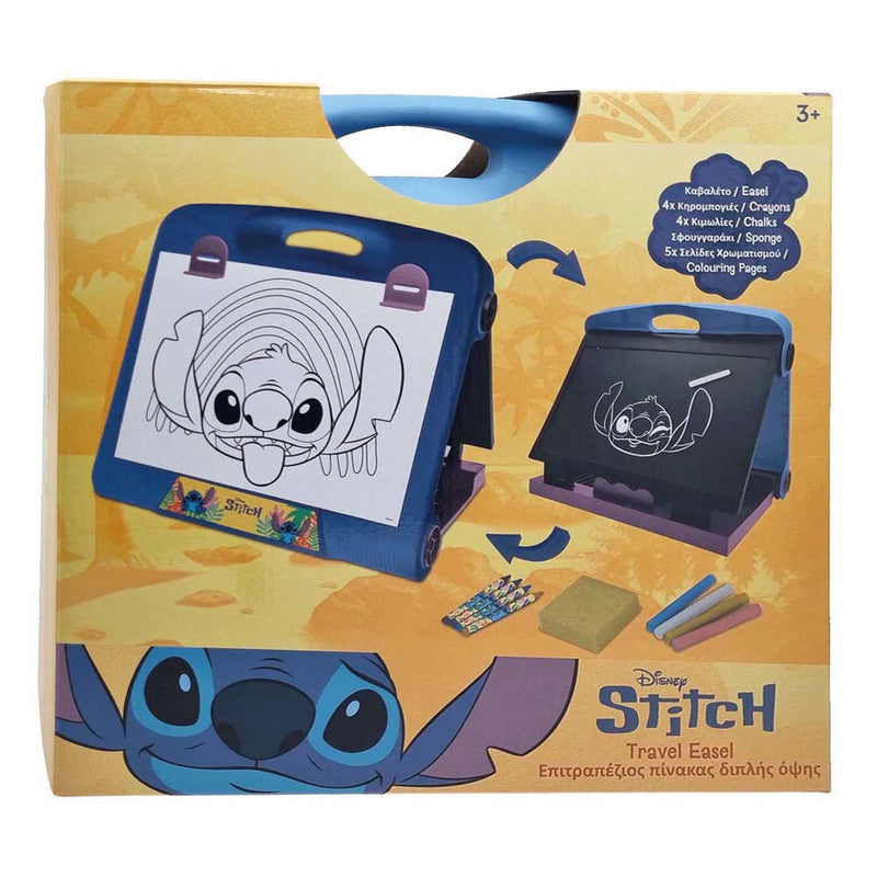 Afbeelding laden in galerijviewer, Speelgoedland stitch reis ezel voor tekenen - inclusief krijtbord en krijtjes