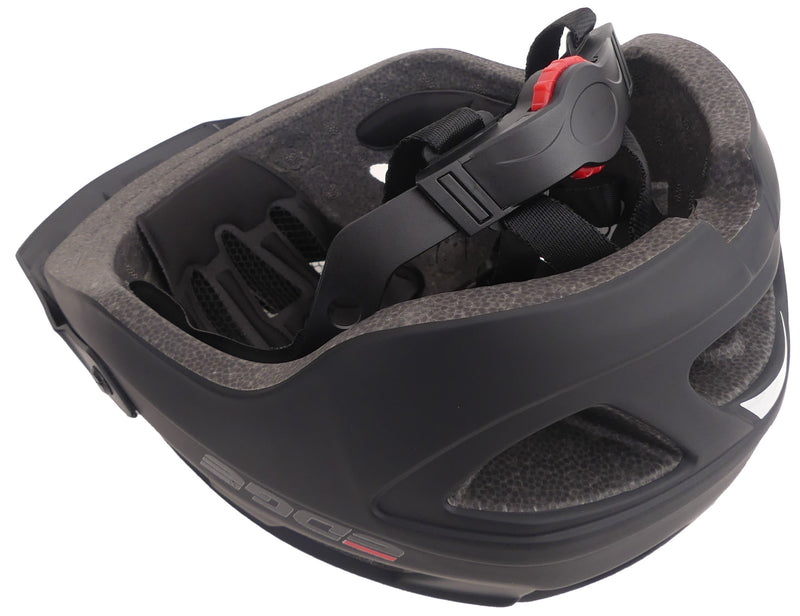 Afbeelding laden in galerijviewer, FietsHelm Edge Cantabria large (58-61cm) - mat zwart