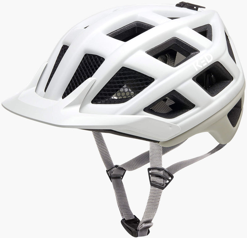 Afbeelding laden in galerijviewer, Ked fietshelm crom l 57-62 cm - grey dark grey matt