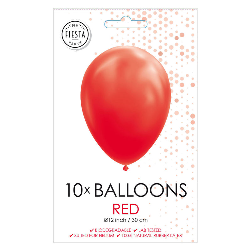 Afbeelding laden in galerijviewer, Globos ballonnen rood 30cm, 10st.