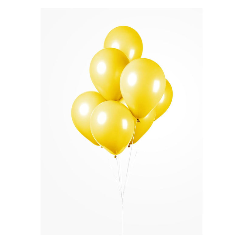 Afbeelding laden in galerijviewer, Globos Ballonnen Geel 30cm, 10st.