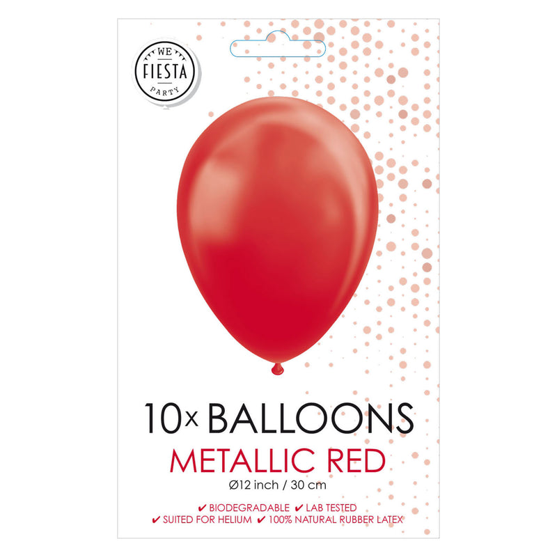 Afbeelding laden in galerijviewer, Globos ballonnen pearl rood 30cm, 10st.