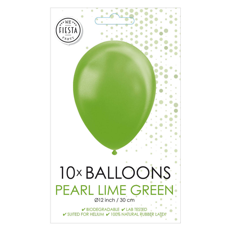 Afbeelding laden in galerijviewer, Globos ballonnen limoen groen 30cm, 10st.