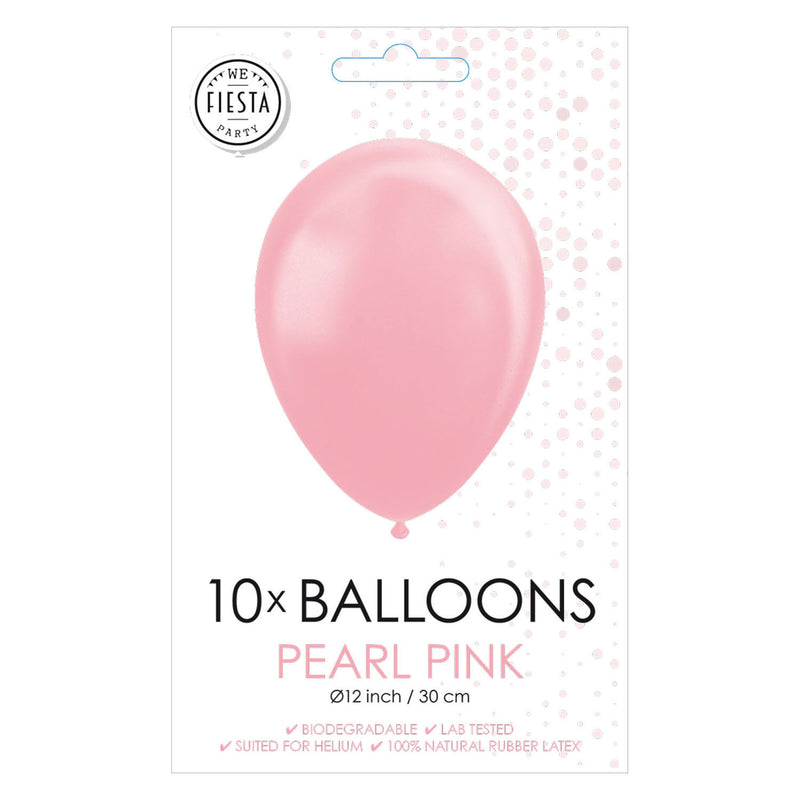 Afbeelding laden in galerijviewer, Globos ballonnen pearl roze 30cm, 10st.