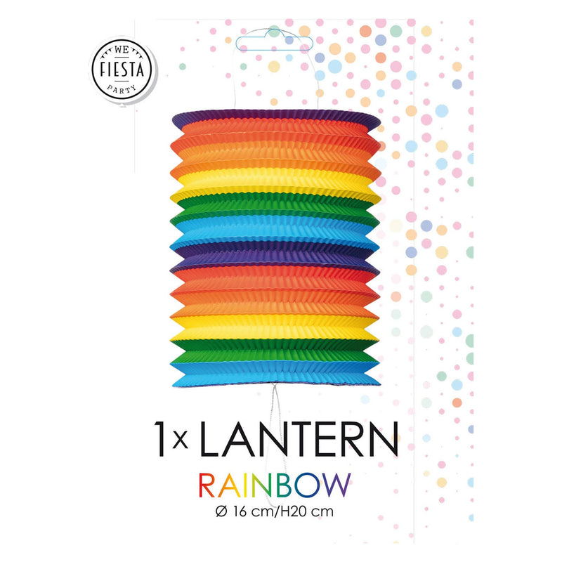 Afbeelding laden in galerijviewer, Globos papieren lantaarn regenboog, 16cm