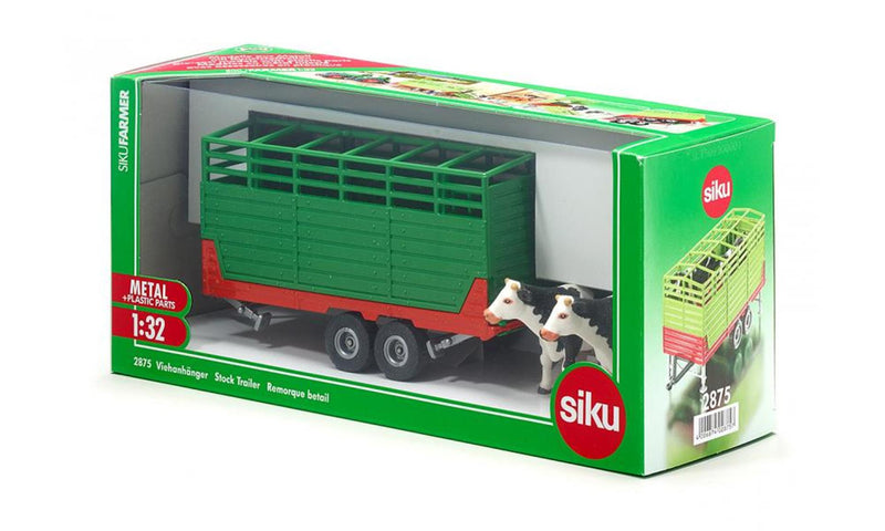 Afbeelding laden in galerijviewer, Siku 2875 veeaanhangwagen 1:32