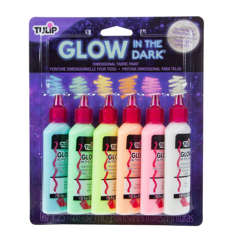Afbeelding laden in galerijviewer, Tulip • 3d textielverf 37ml glow in the dark 6st.