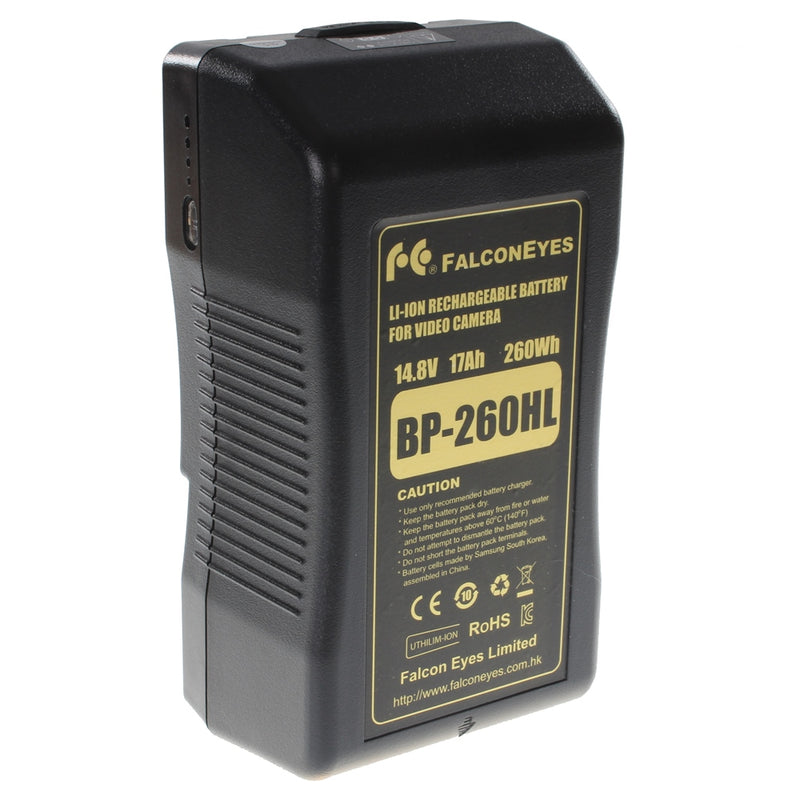 Afbeelding laden in galerijviewer, Falcon eyes v-mount accu 260wh 14,8v 17500mah