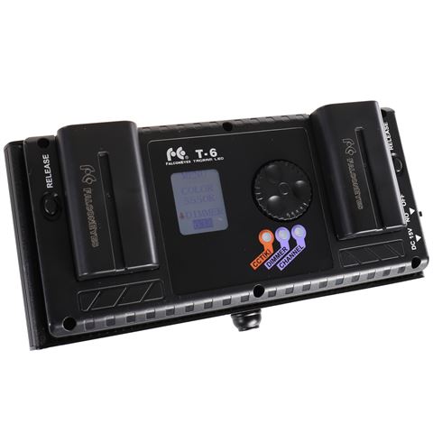 Afbeelding laden in galerijviewer, Falcon eyes bi-color led lamp set t6 incl. accu