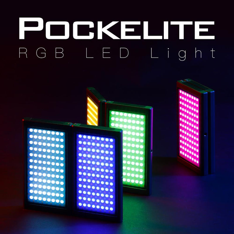 Afbeelding laden in galerijviewer, Falcon eyes rgb led lamp pockelite f7 fold