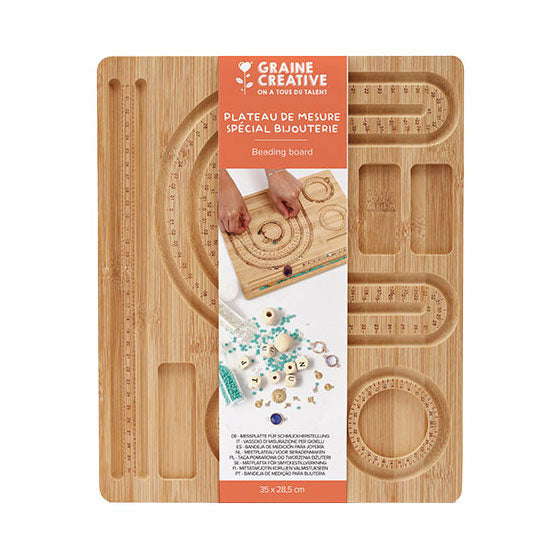 Afbeelding laden in galerijviewer, Graine creative graine houten sieradenbord 35 x 28,5 cm