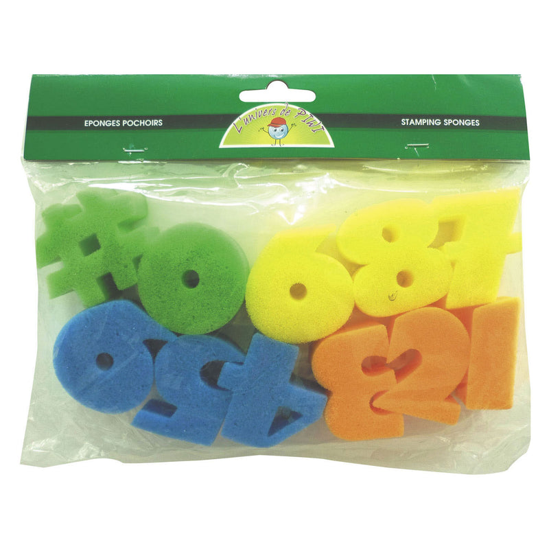 Afbeelding laden in galerijviewer, Graine creative graine cijfer sponzen 5 cm - 10st.
