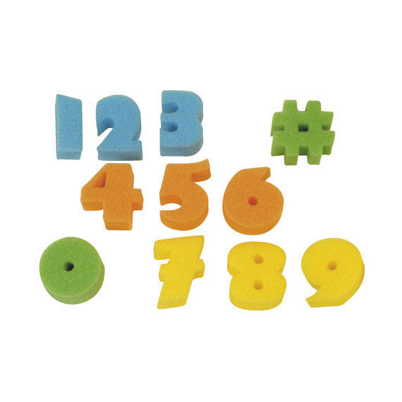 Afbeelding laden in galerijviewer, Graine creative graine cijfer sponzen 5 cm - 10st.