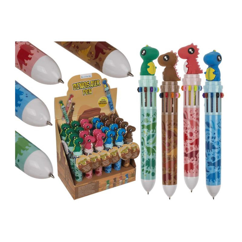Afbeelding laden in galerijviewer, Ootb dino 10-kleuren balpen dino 10-kleuren balpen