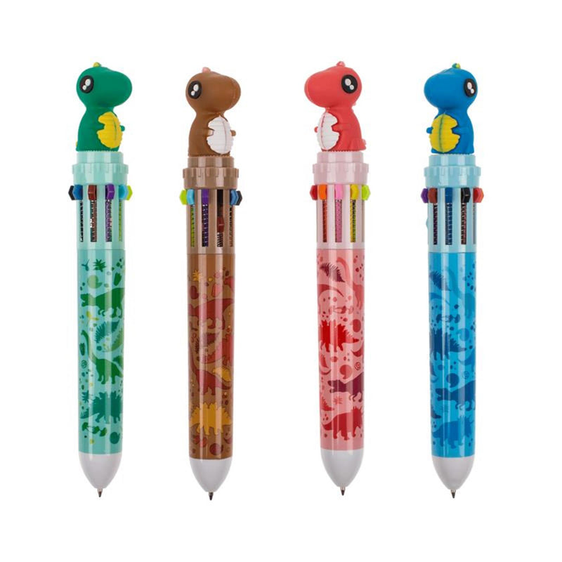 Afbeelding laden in galerijviewer, Ootb dino 10-kleuren balpen dino 10-kleuren balpen