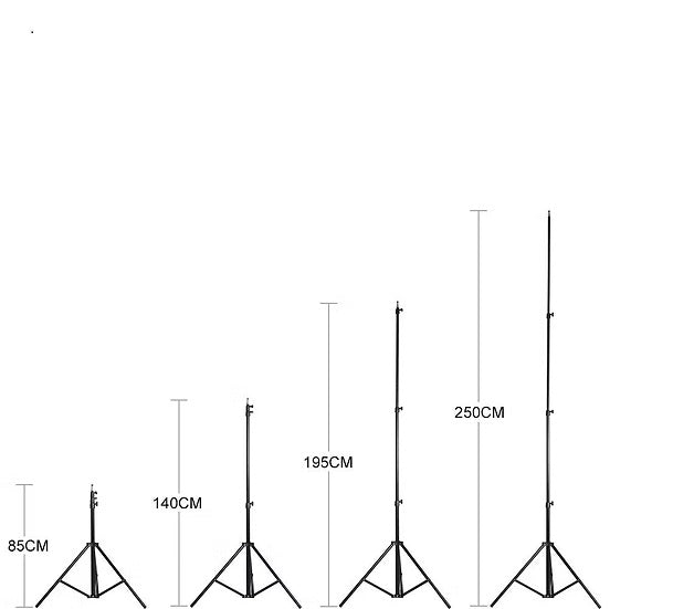 Afbeelding laden in galerijviewer, Falcon eyes lampstatief i-2500 82-250 cm