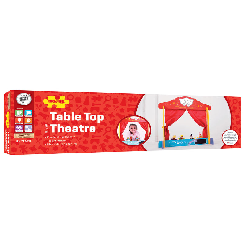 Afbeelding laden in galerijviewer, Bigjigs poppenkast - tafelmodel