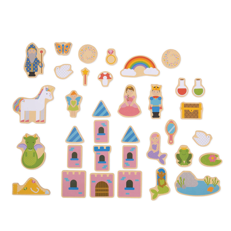 Afbeelding laden in galerijviewer, Bigjigs fantasy magneten, 35dlg.