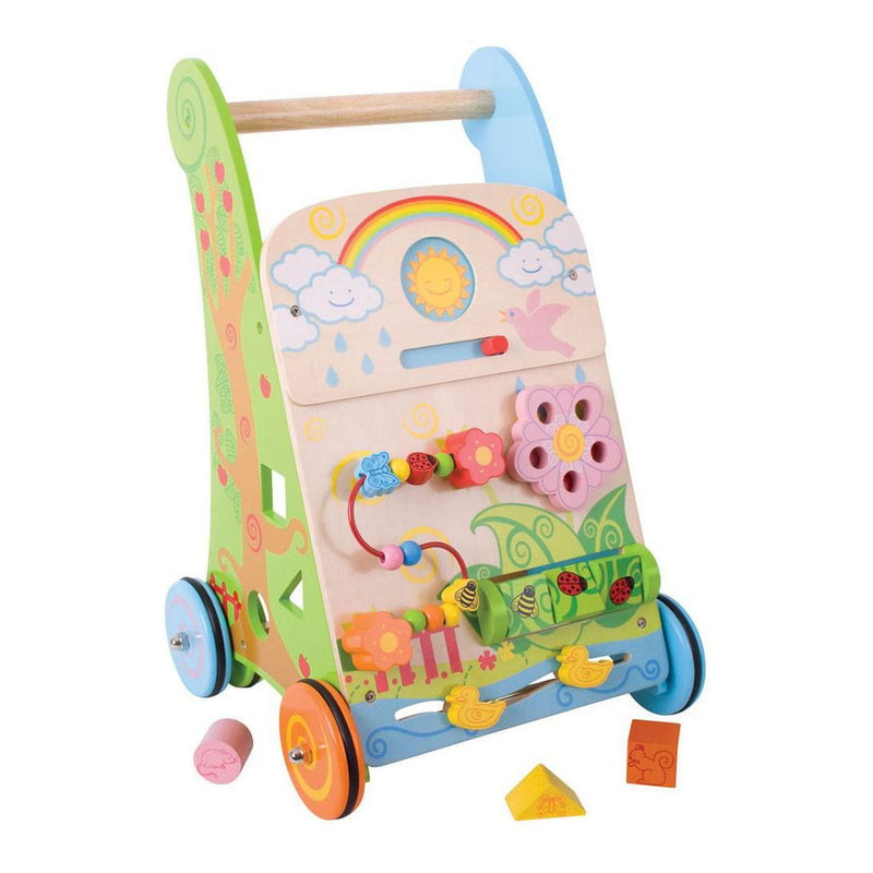Afbeelding laden in galerijviewer, Bigjigs flower activity loopwagen