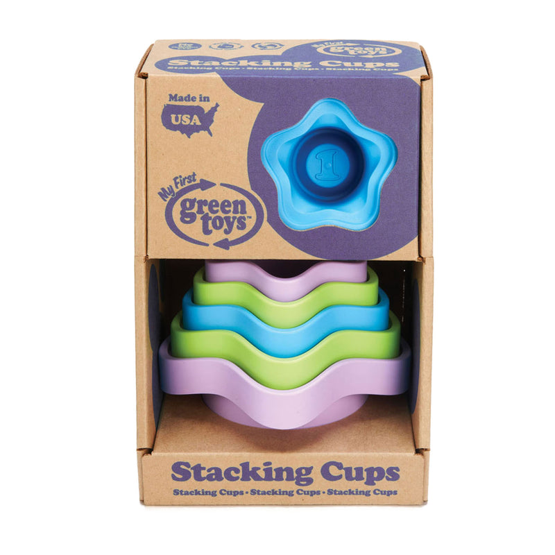 Afbeelding laden in galerijviewer, Green toys stapelaar bekers - sterretjes