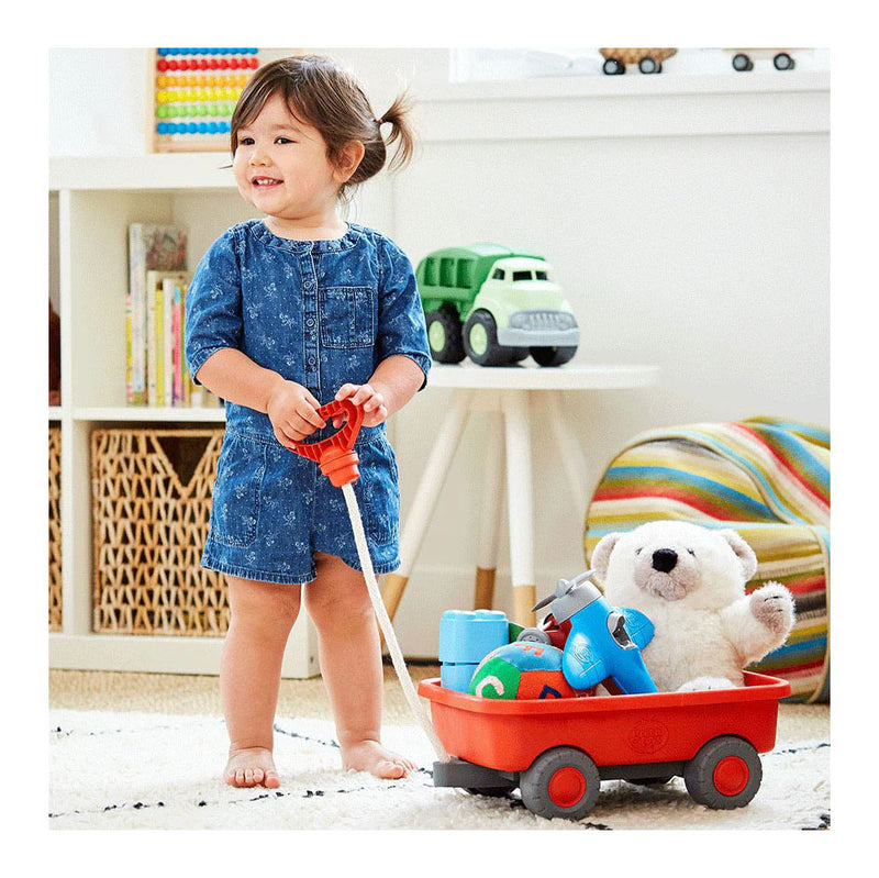 Afbeelding laden in galerijviewer, Green toys orange wagon