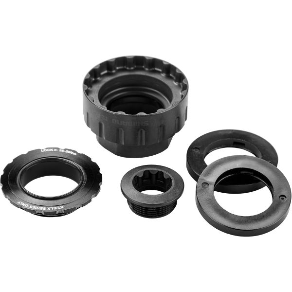 Afbeelding laden in galerijviewer, Shimano - Crankstel 12-speed SLX FC-M7130-1 zonder kettingblad 175 mm - zwart