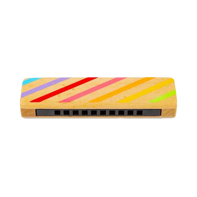 Afbeelding laden in galerijviewer, Bigjigs houten mondharmonica