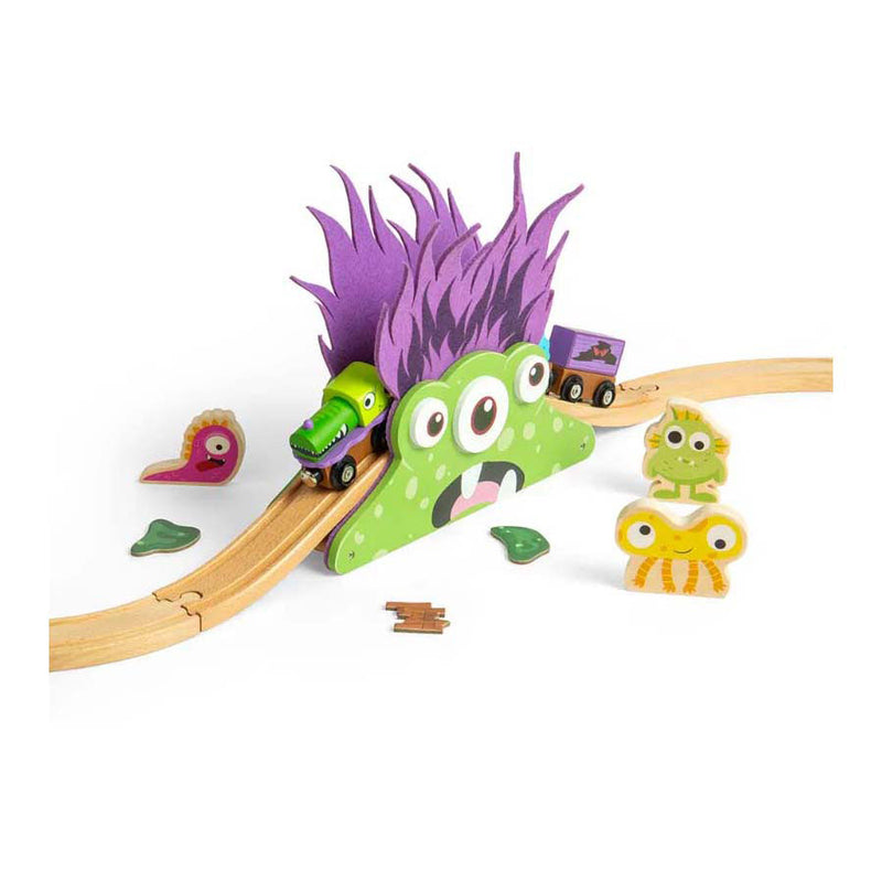 Afbeelding laden in galerijviewer, Bigjigs houten monsterbrug