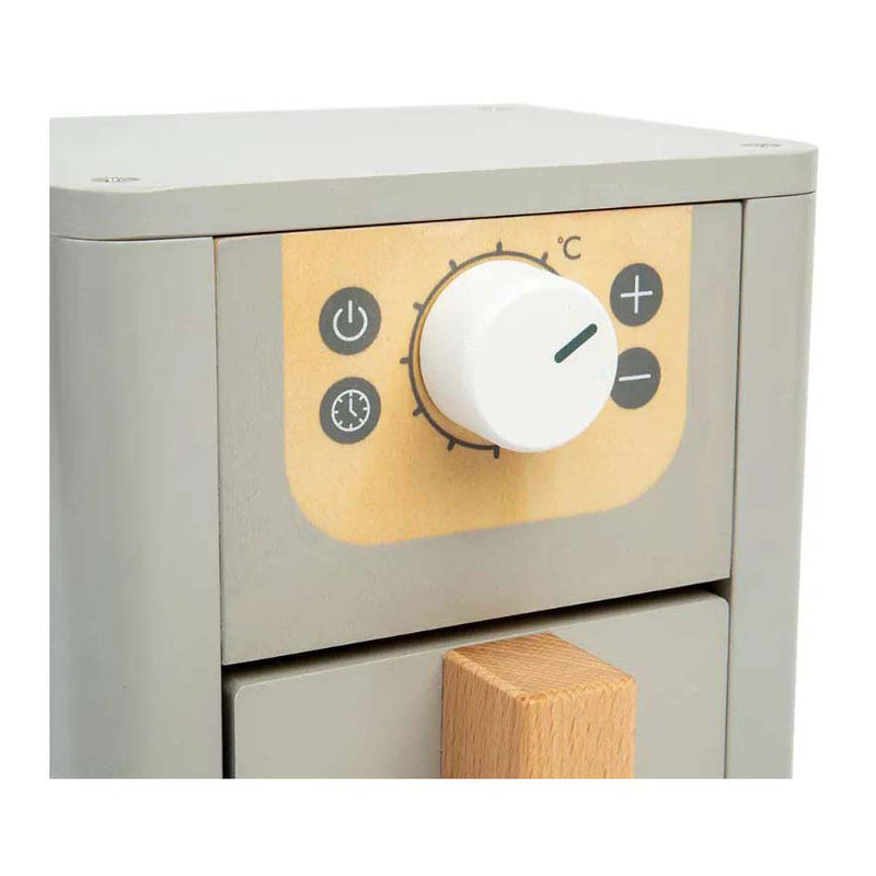 Afbeelding laden in galerijviewer, Bigjigs houten airfryer speelset, 5dlg.