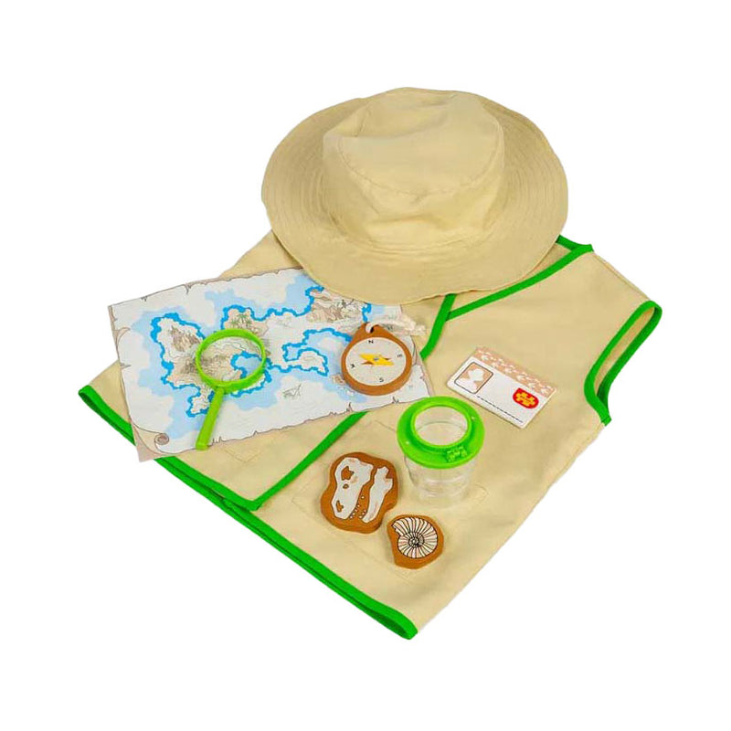 Afbeelding laden in galerijviewer, Bigjigs ontdekkers verkleedset met accessoires