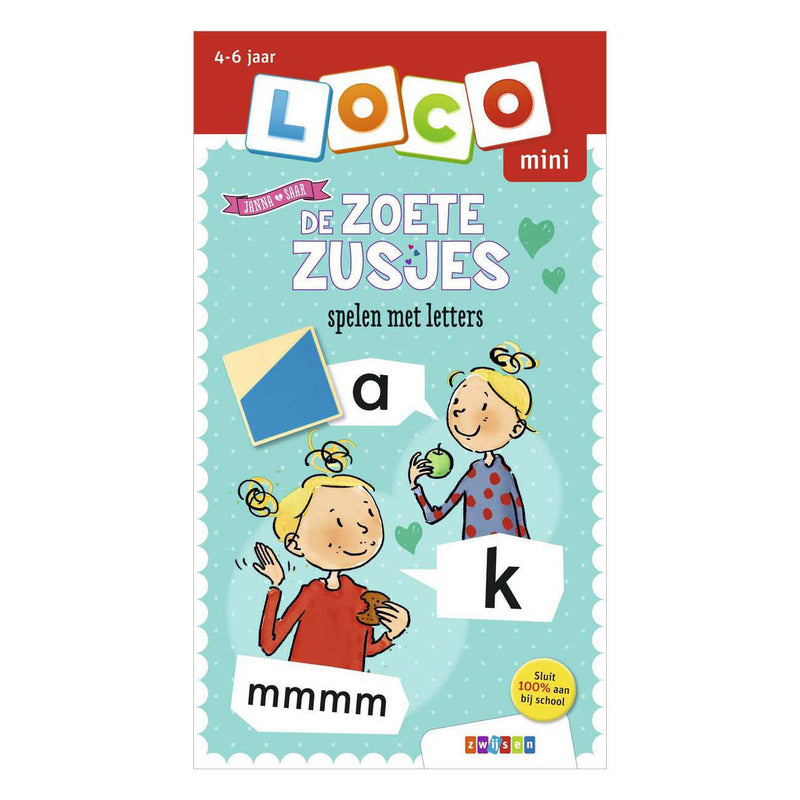 Afbeelding laden in galerijviewer, Centraal boekhuis loco mini de zoete zusjes spelen met letters | 4-6 jaar