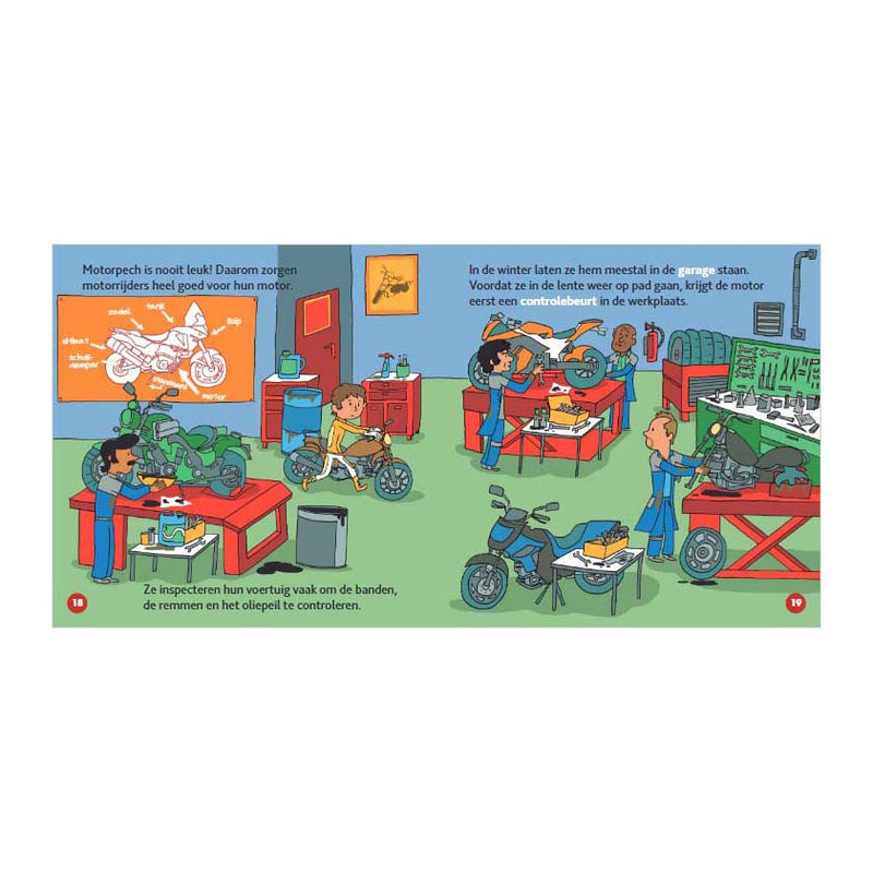 Afbeelding laden in galerijviewer, Centraal boekhuis motoren kinderboek